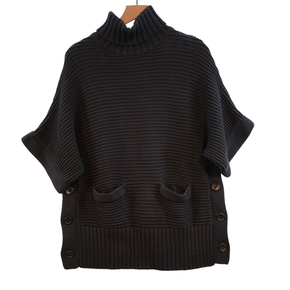 J. Crew Black Turtleneck Sweater
